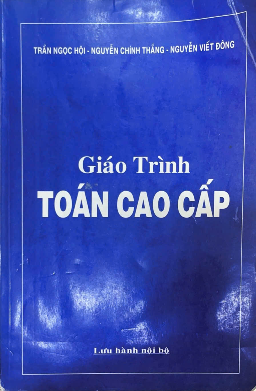 Giáo trình toán cao cấp