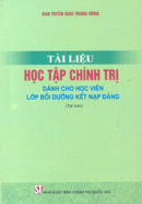 Tài liệu học tập chính trị cho học viên lớp bồi dưỡng kết nạp Đảng