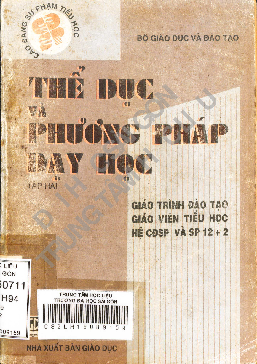 Thể dục và phương pháp dạy học T. 2 