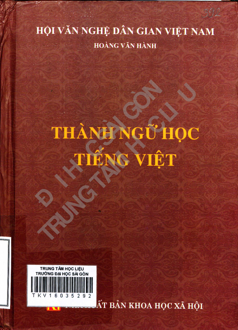 Thành ngữ học tiếng Việt  