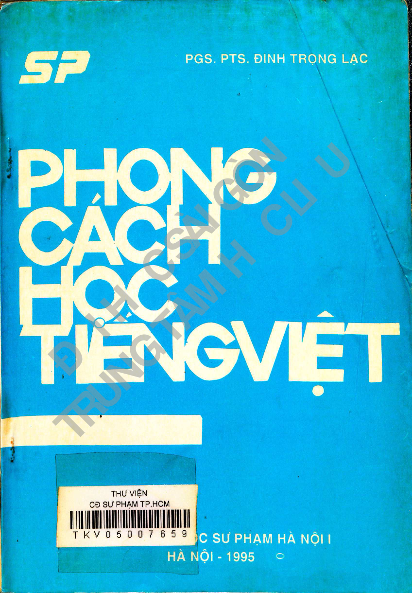 Phong cách học Tiếng Việt  