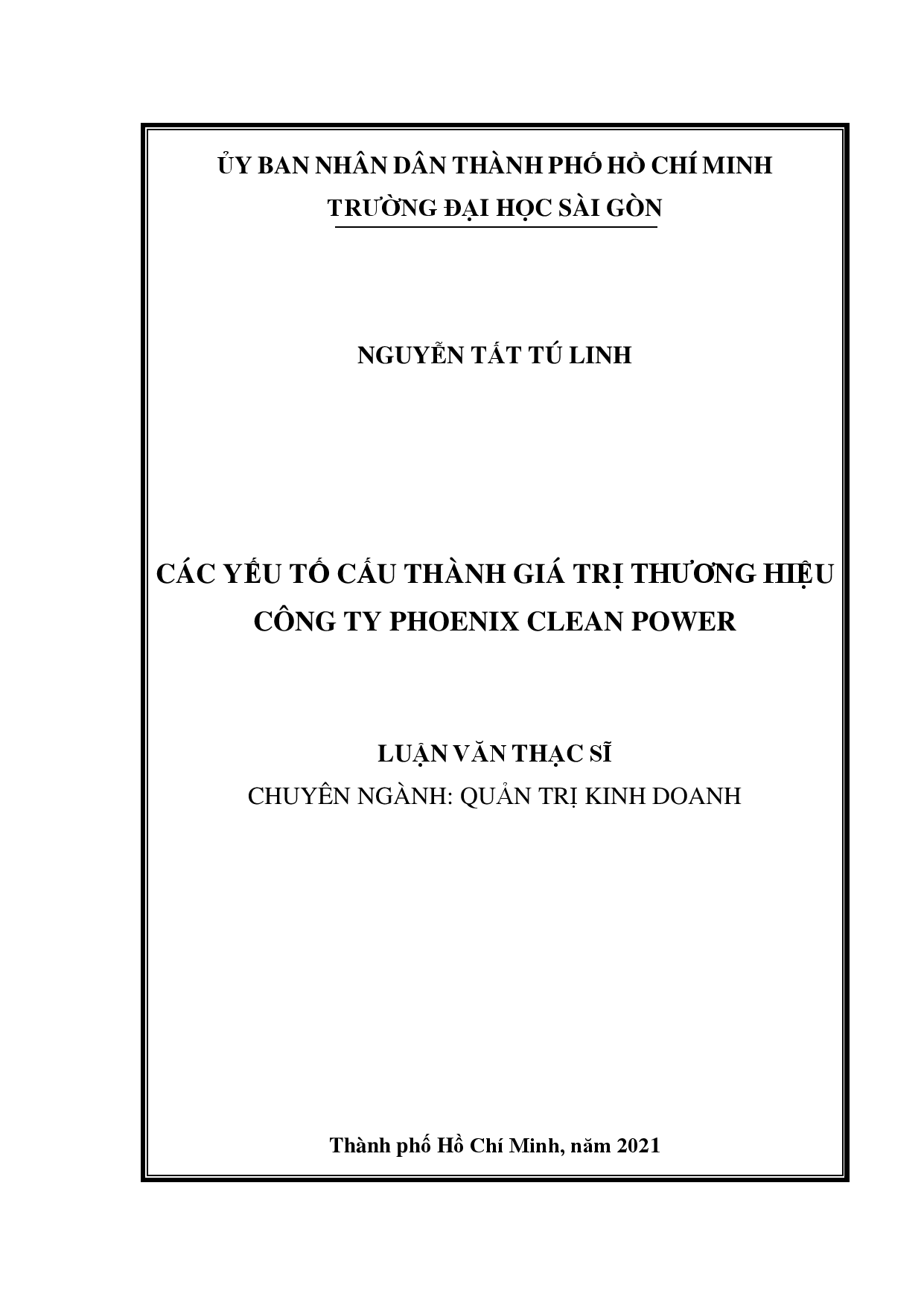 Các yếu tố cấu thành giá trị thương hiệu công ty Phoenix Clean Power  