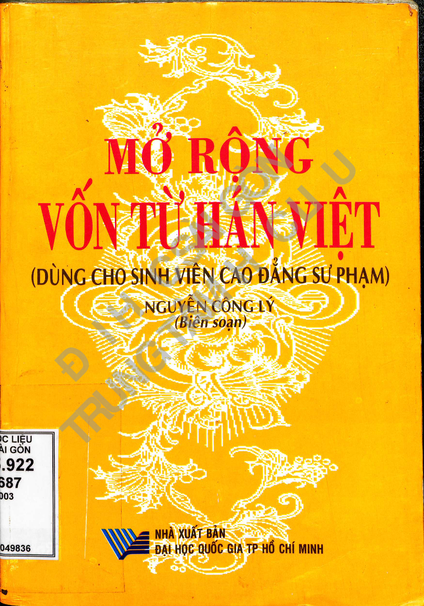 Mở rộng vốn từ Hán Việt  