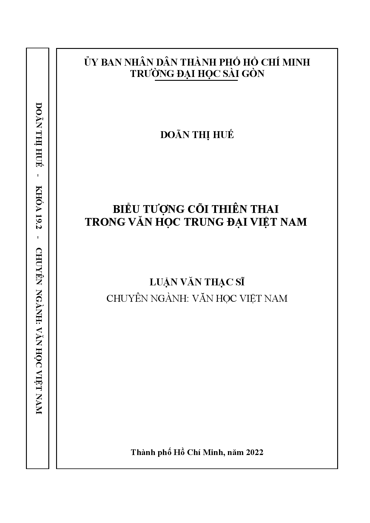 Biểu tượng cõi thiên thai trong văn học trung đại Việt Nam  