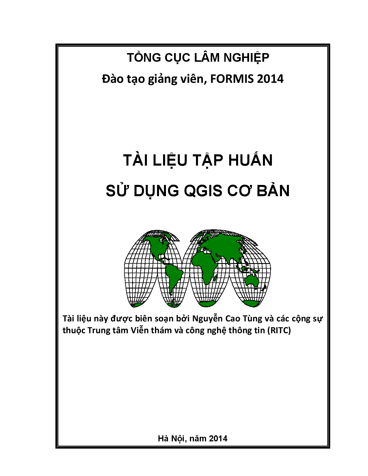 Tài liệu tập huấn sử dụng QGIS cơ bản  