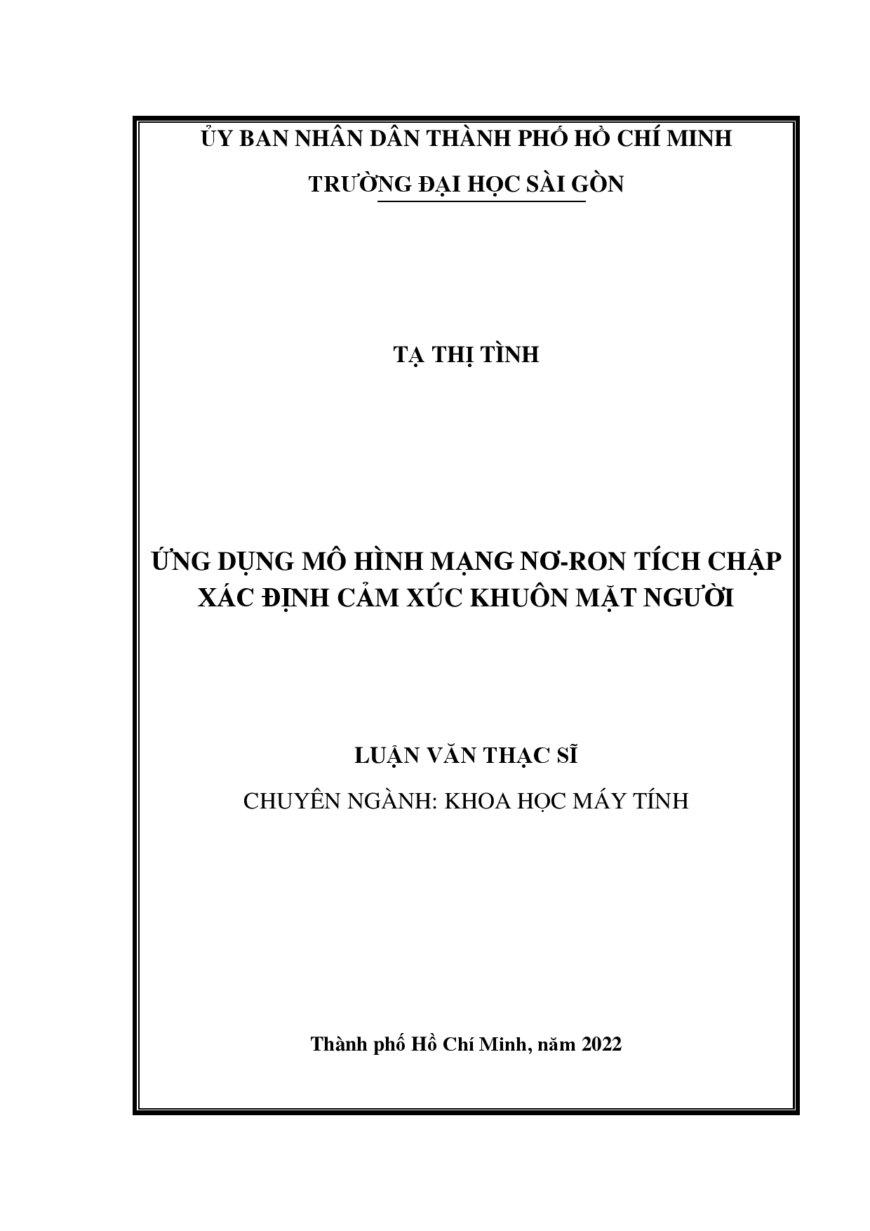 Ứng dụng mô hình mạng nơ-ron tích chập xác định cảm xúc khuôn mặt người  