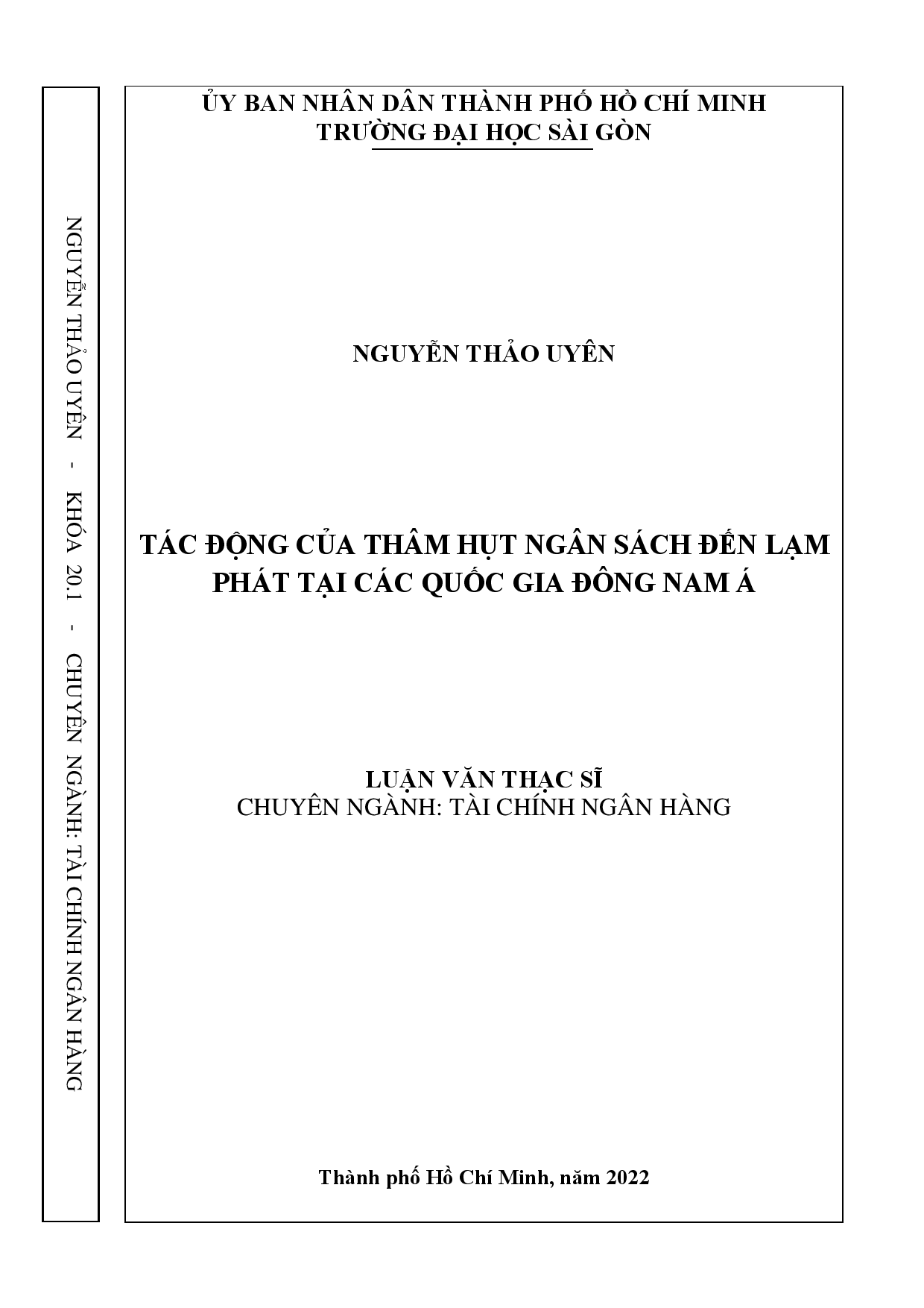 Tác động của thâm hụt ngân sách đến lạm phát tại các quốc gia Đông Nam Á  