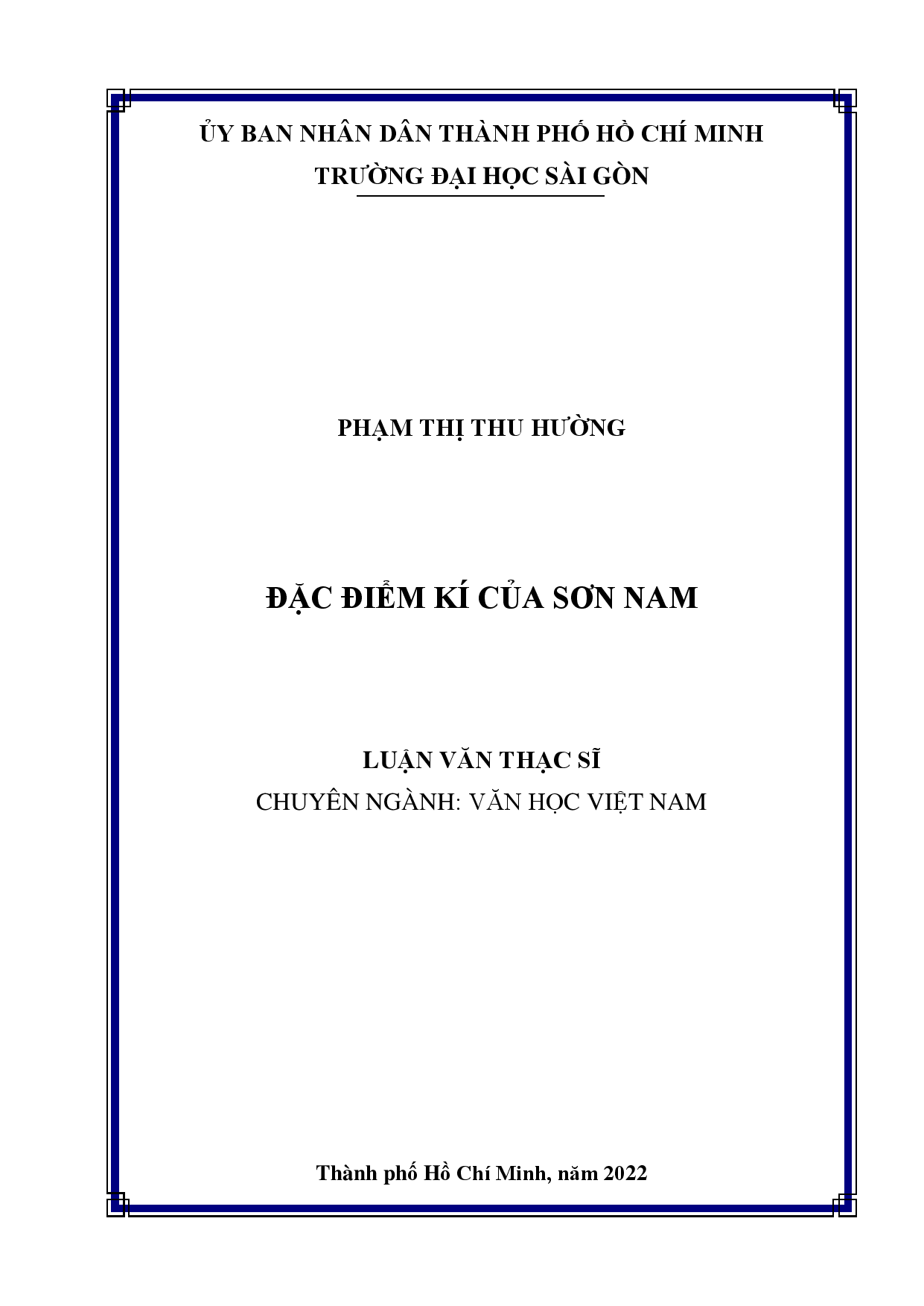 Đặc điểm kí của Sơn Nam  