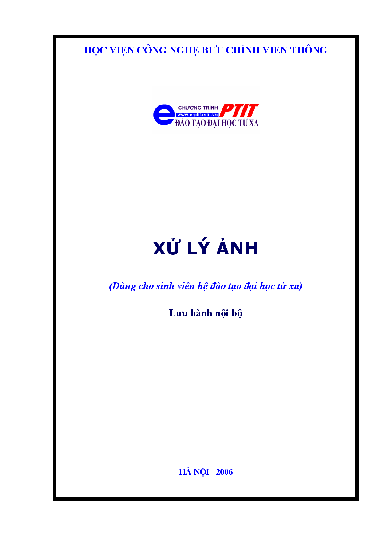 Xử lý ảnh  