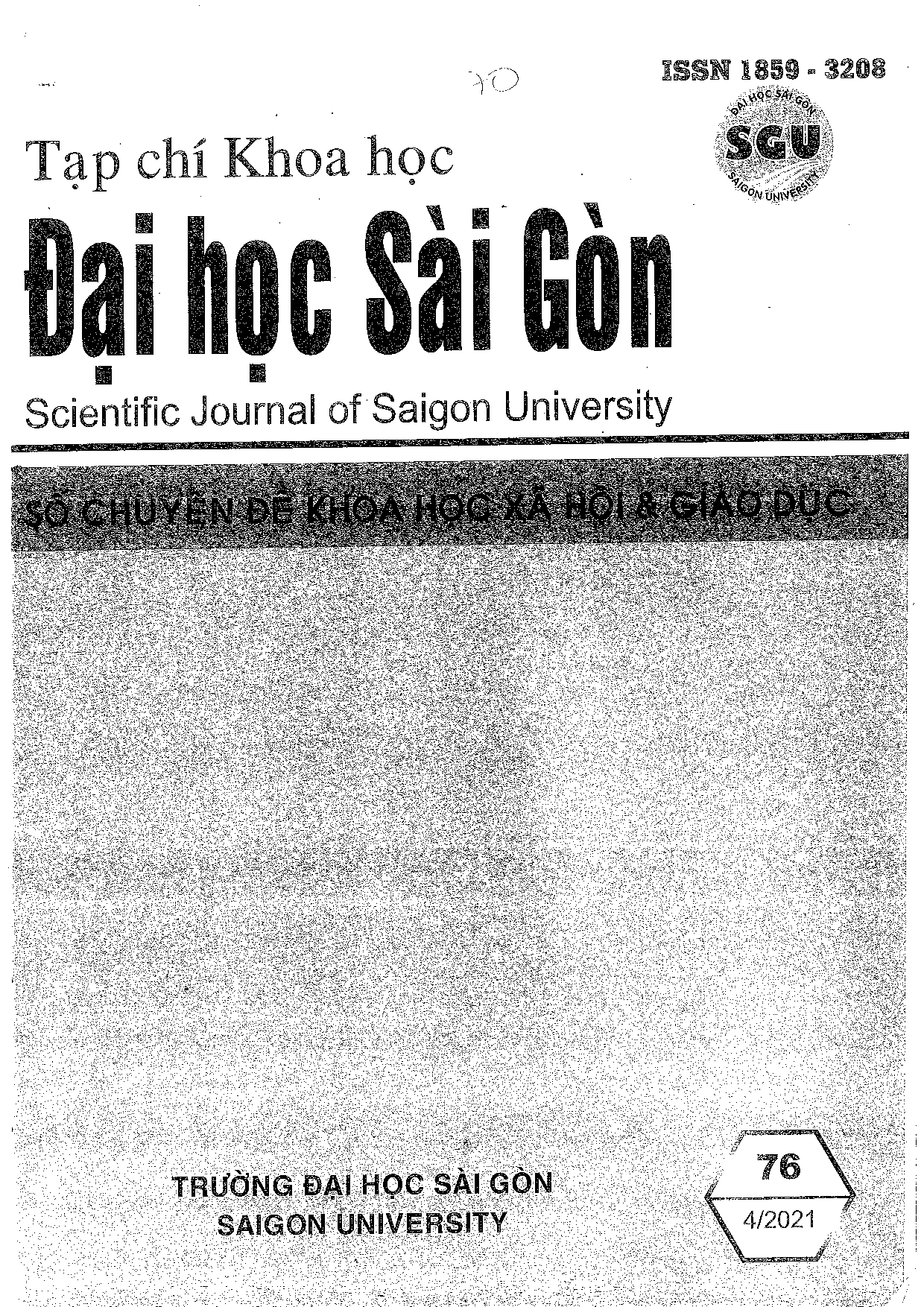 Thực trạng năng lực quản lý bộ môn của đội ngũ trưởng bộ môn trường/khoa đại học sư phạm  