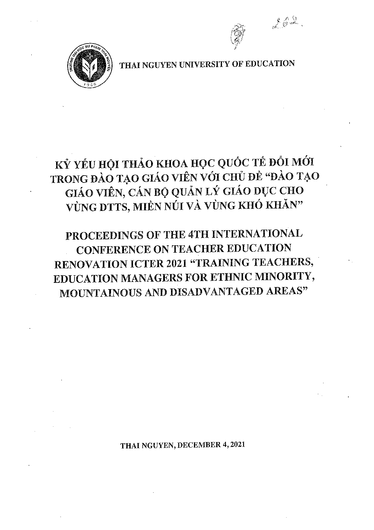 Quality enhancement of general of education teachers in ethnicgroups in response to the education innovation  