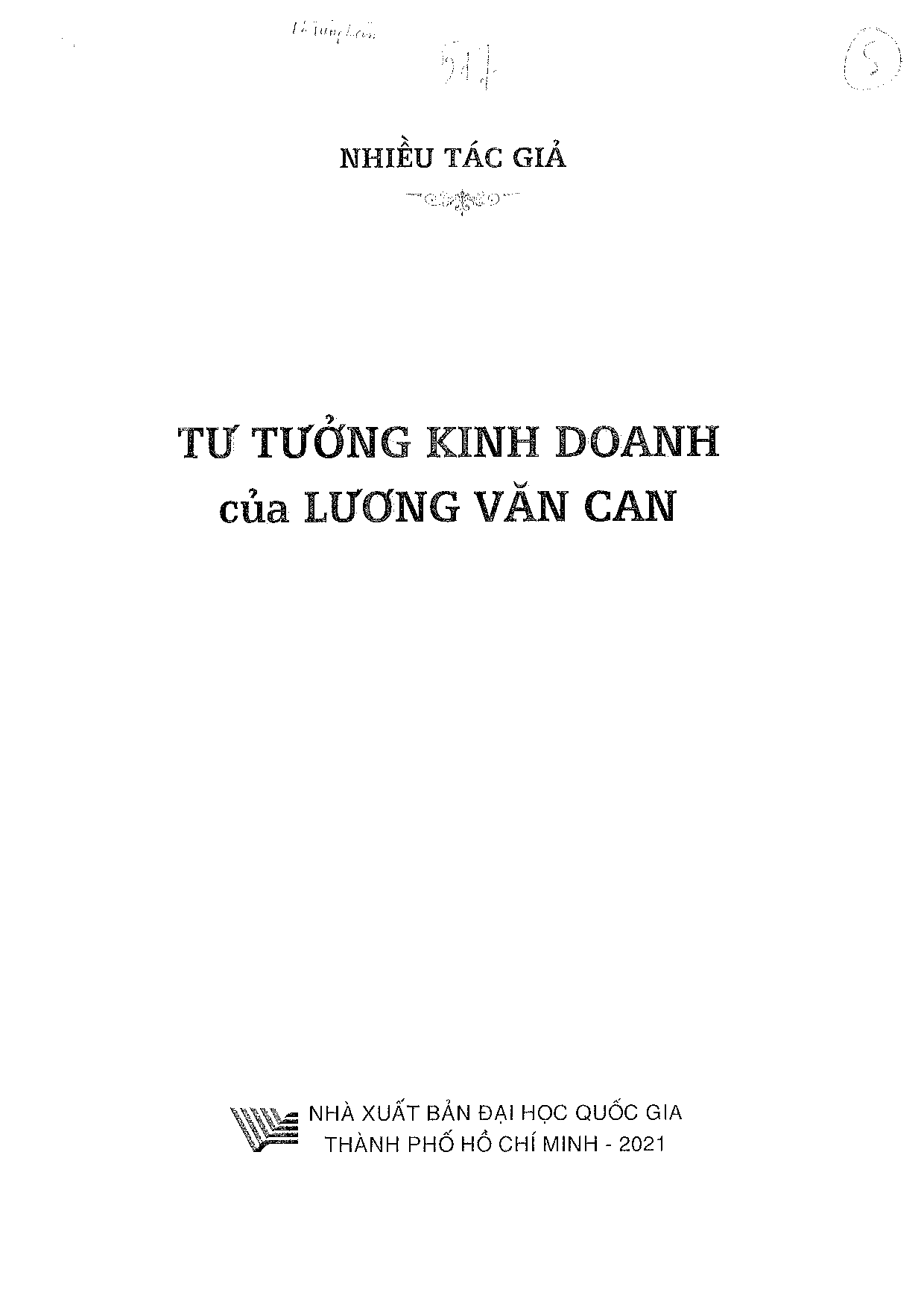 Từ Tư tưởng kinh doanh của Lương Văn Can đến văn hóa kinh doanh của Việt Nam hiện nay  