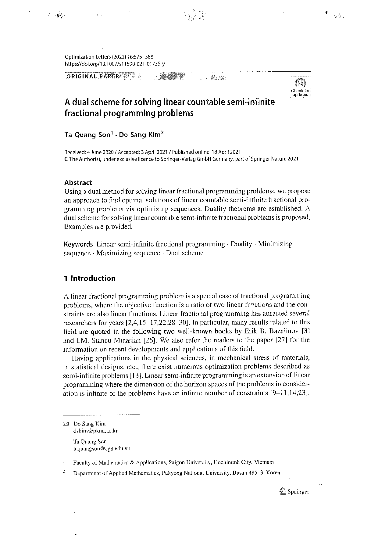 A dual scheme for solving linear countable semi-infinite programming problems  