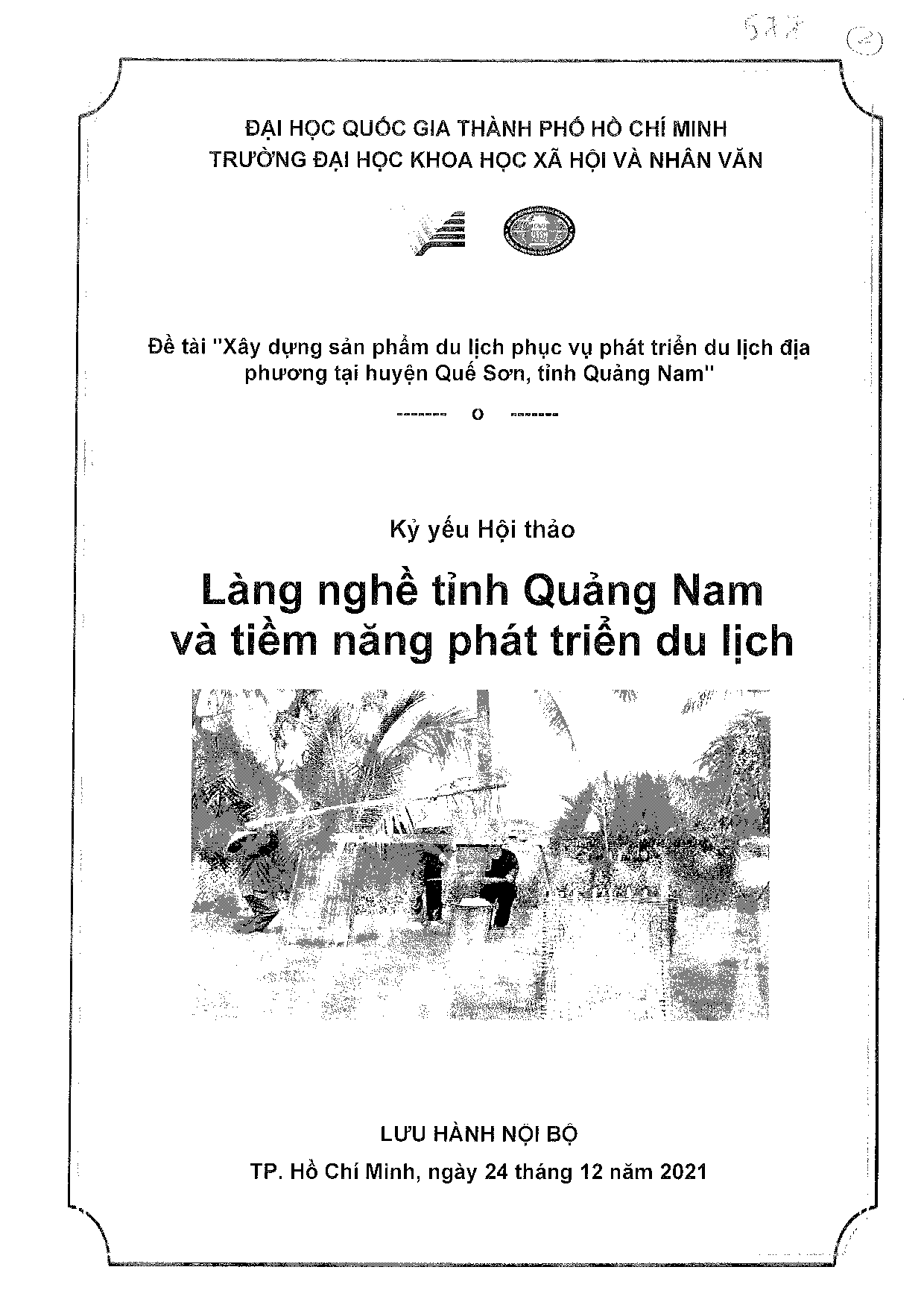 Phát huy giá trị của làng rau trà quế gắn liền với phát triển du lịch tại Thành phố Hội An, Tỉnh Quảng Nam  