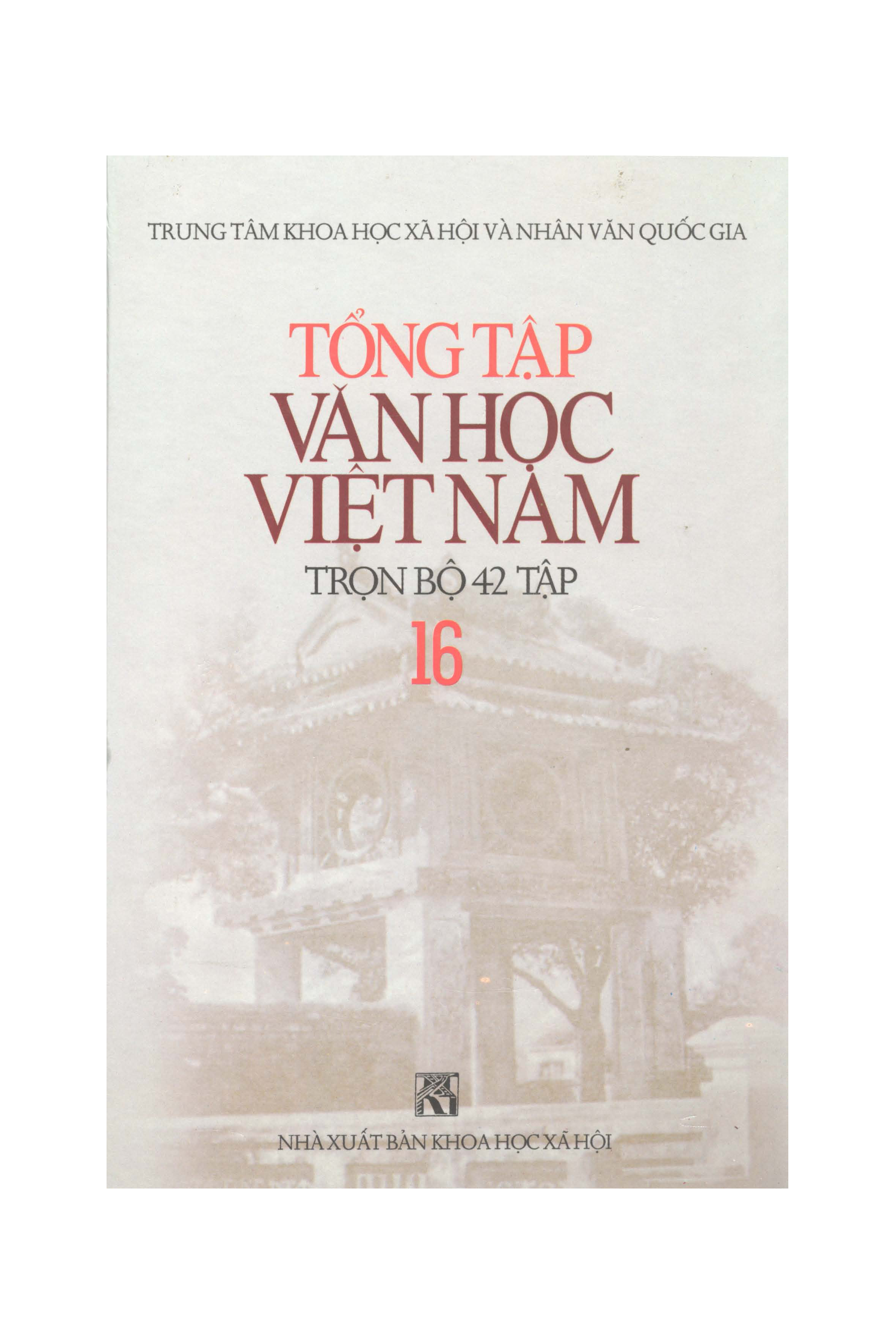 Tổng tập văn học Việt Nam T.16 