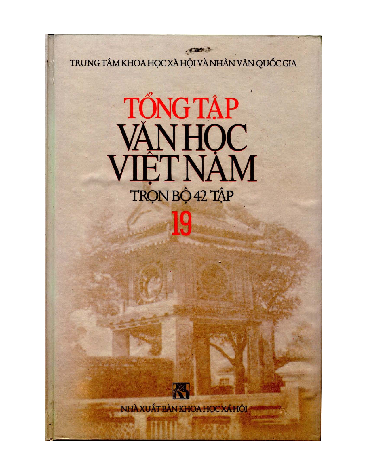 Tổng tập văn học Việt Nam T.19 