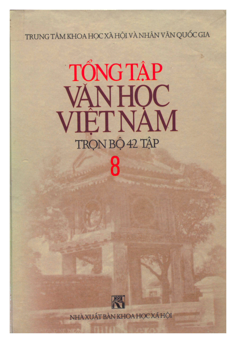 Tổng tập văn học Việt Nam T.8 