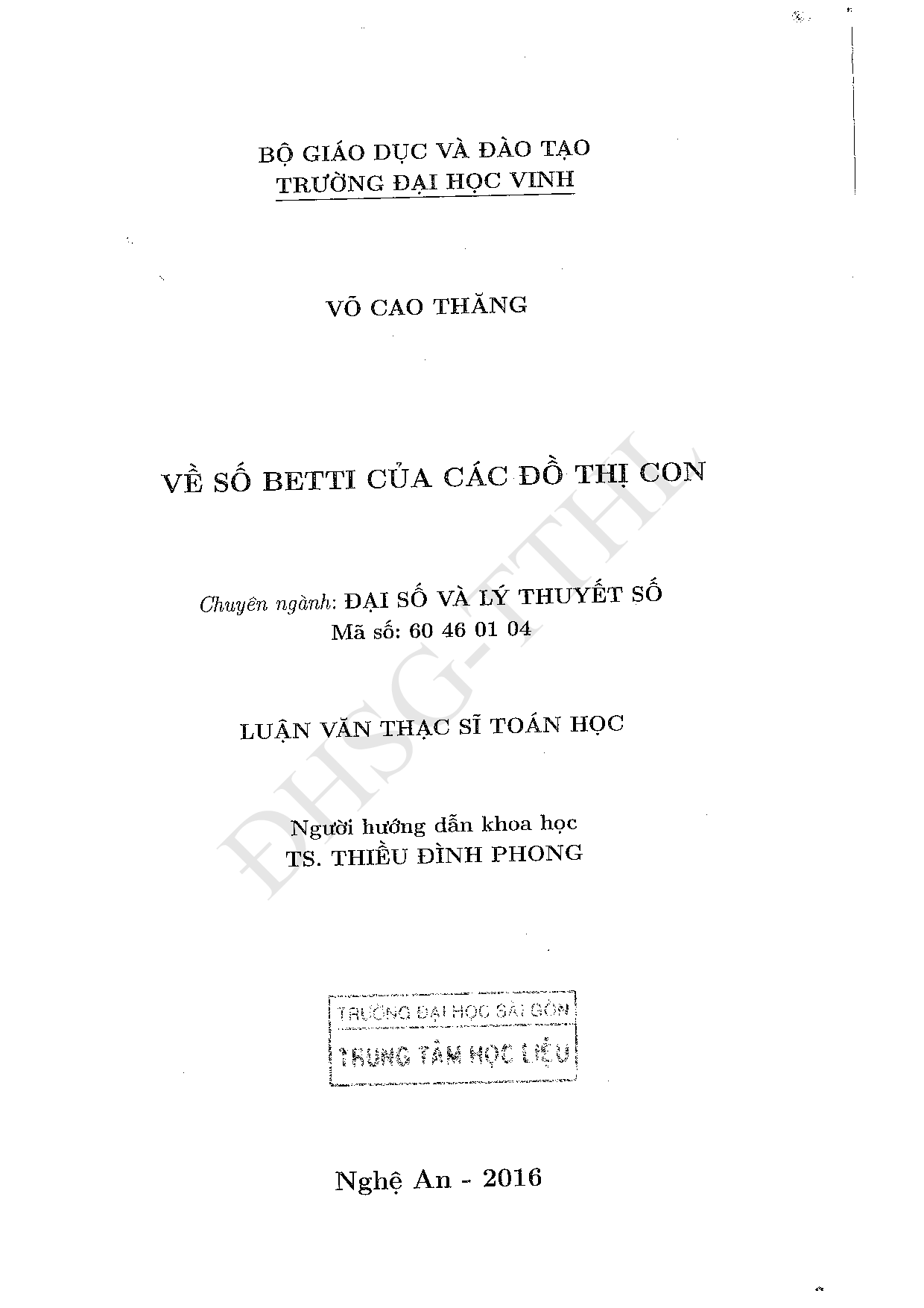 Về số Betti của các đồ thị con