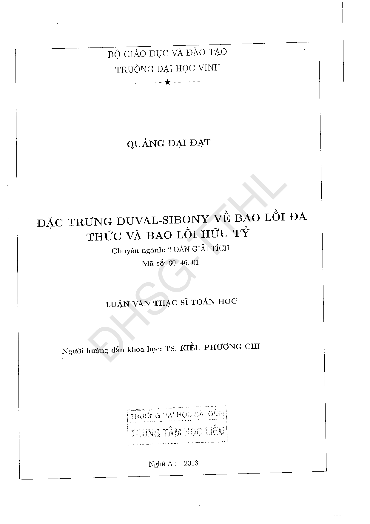 Đặc trưng Duval-Sibony về bao lồi đa thức và bao lồi hữu tỷ