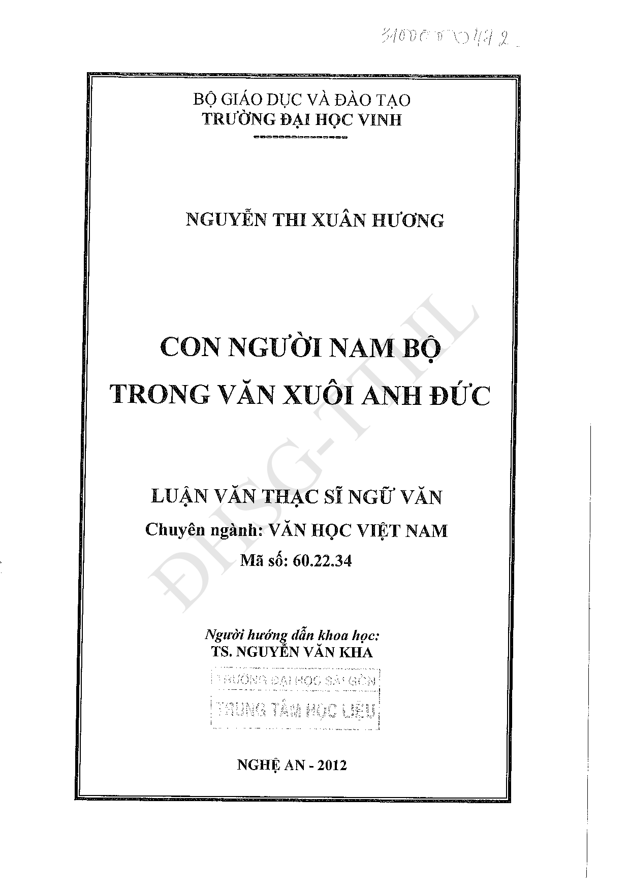 Con người Nam Bộ trong văn xuôi Anh Đức