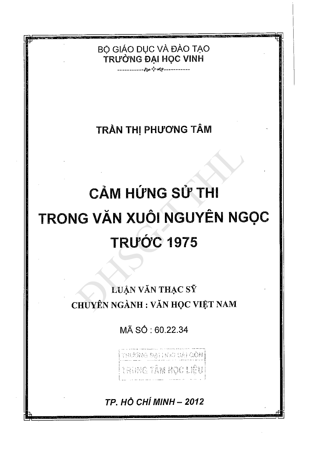 Cảm hứng sử thi trong văn xuôi Nguyên Ngọc trước 1975