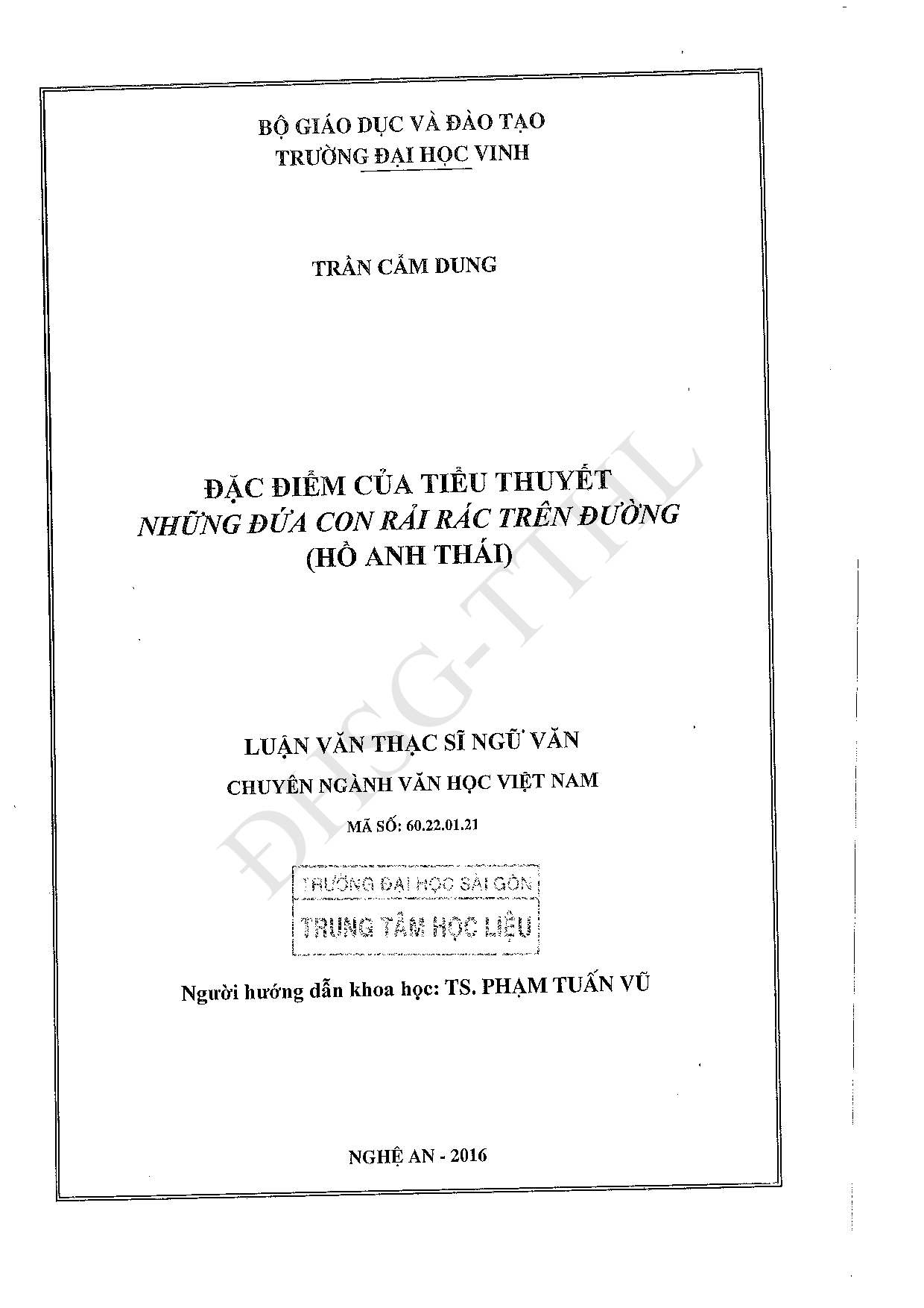 Đặc điểm của tiểu thuyết những đứa con rải rác trên đường (Hồ Anh Thái)