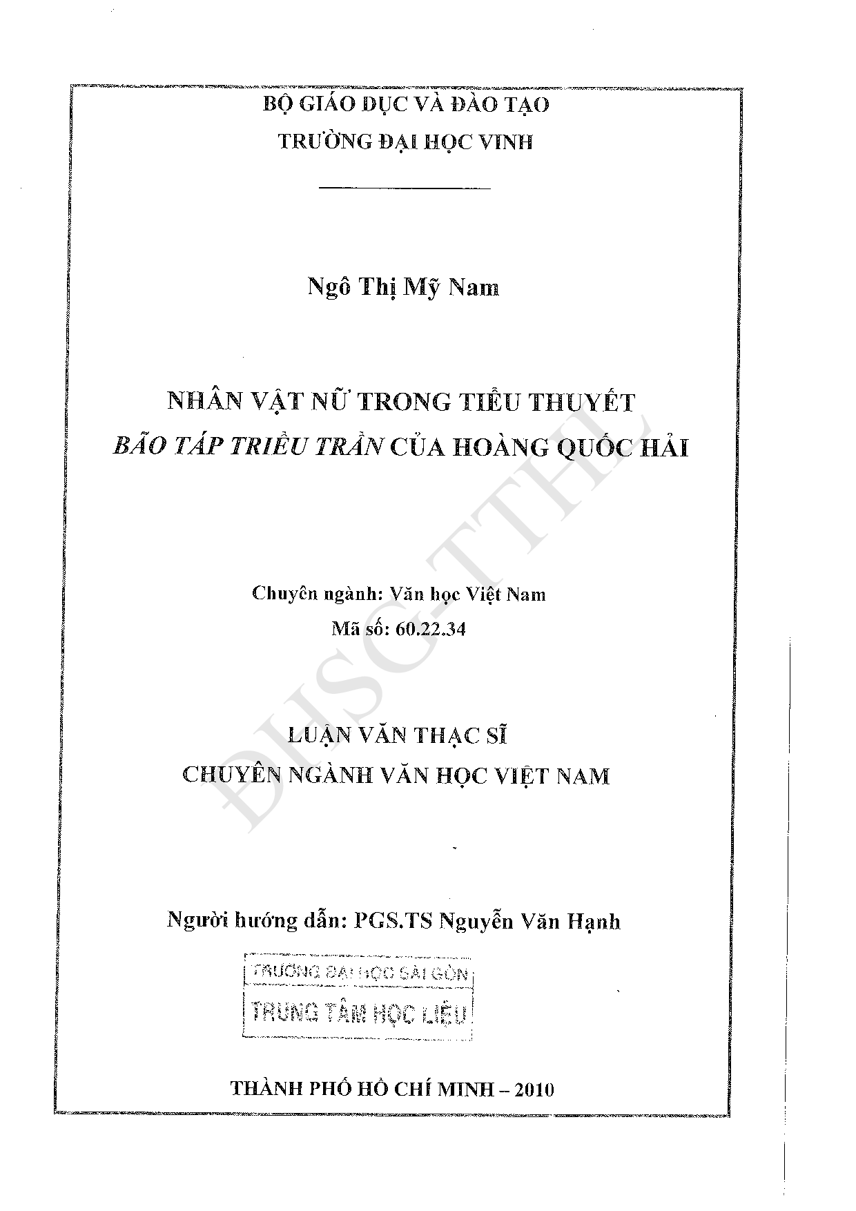 Nhân vật nữ trong tiểu thuyết Bão táp triều Trần của Hoảng Quốc Hải