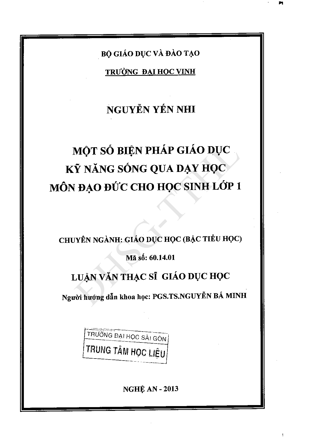 Một số biện pháp giáo dục kĩ năng sống thông qua dạy học phân môn tập đọc cho học sinh lớp 4,5