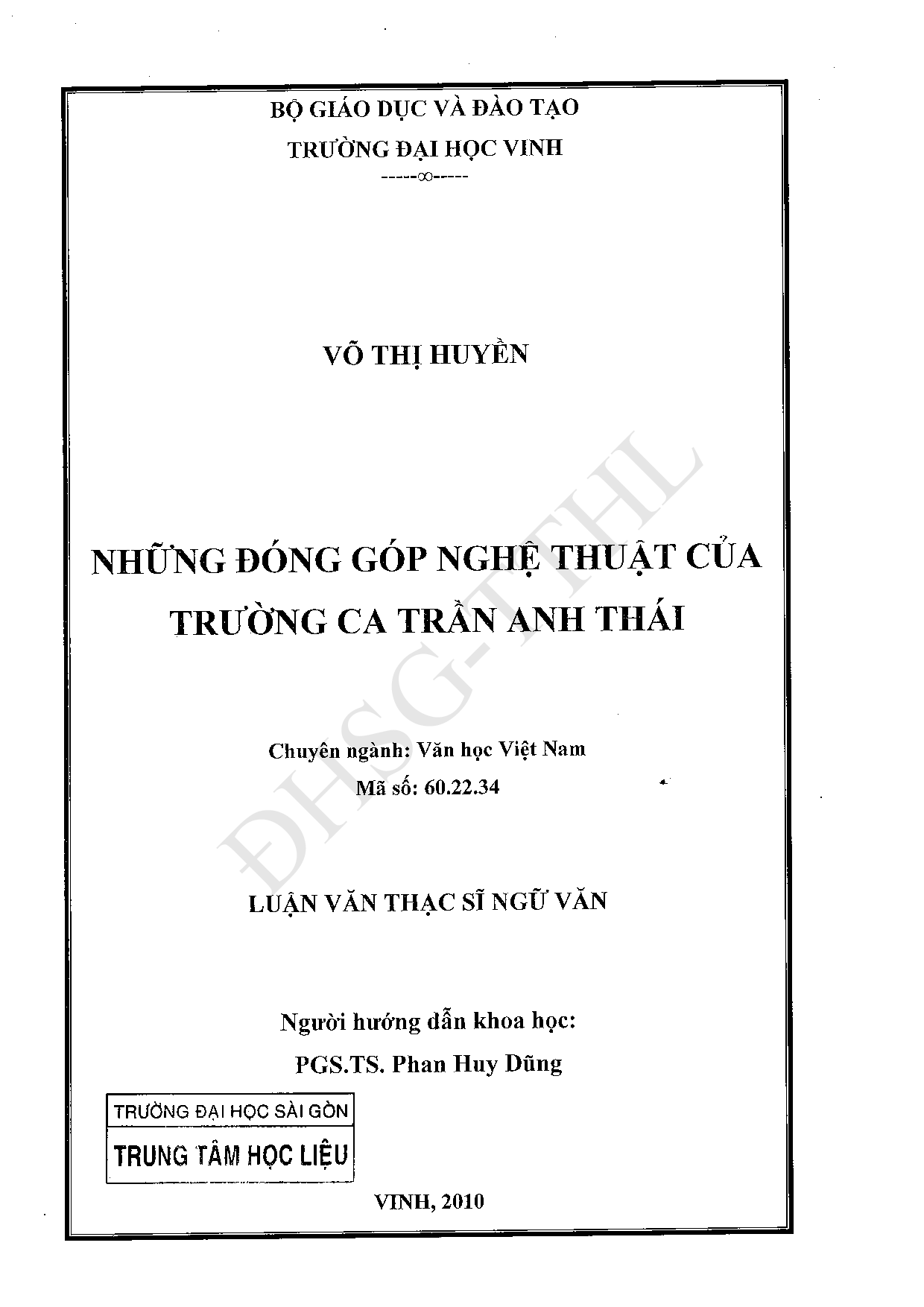 Những đóng góp nghệ thuật của trường ca Trần Anh Thái