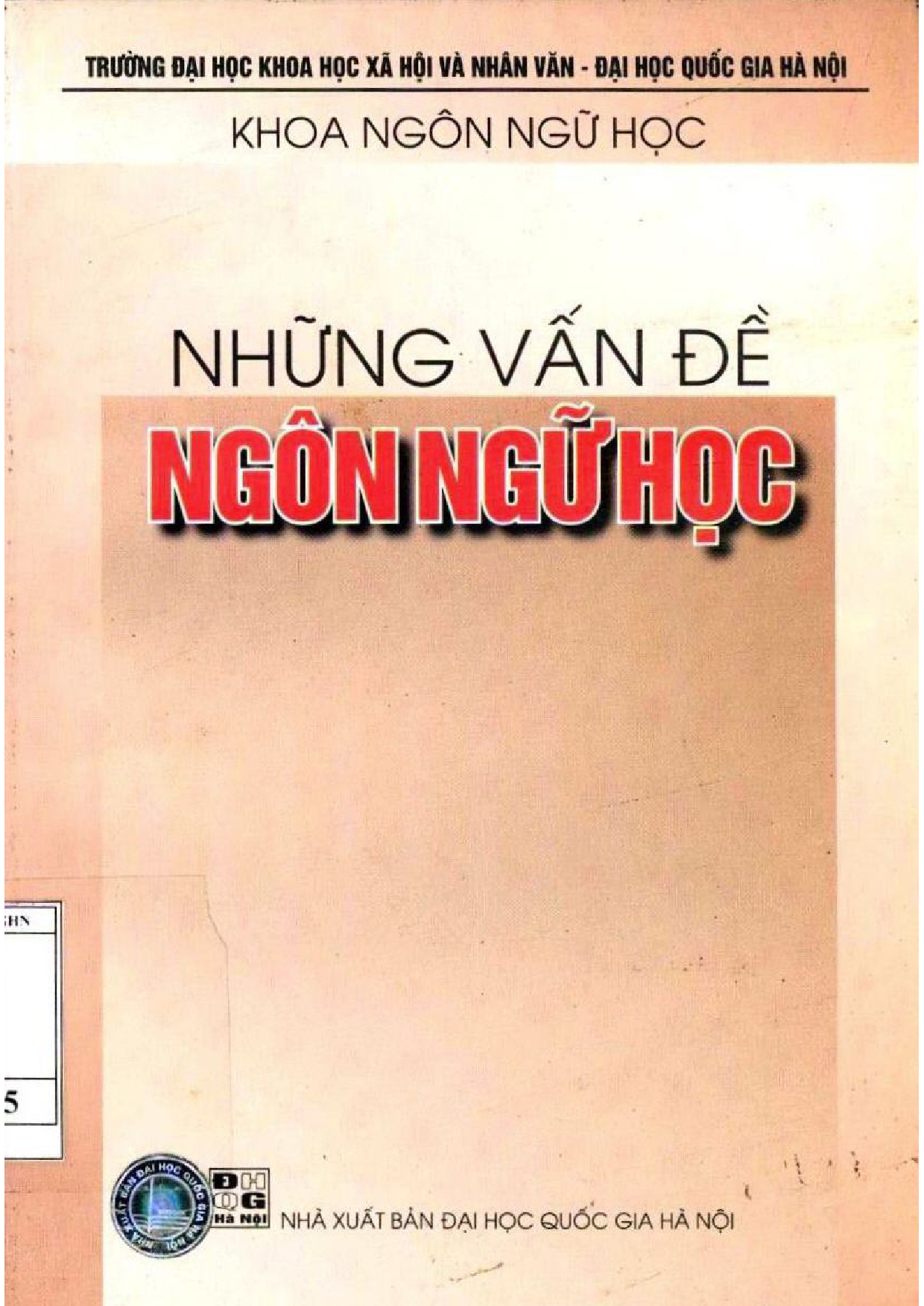 10Những vấn đề ngôn ngữ học / Trần Trí Dõi