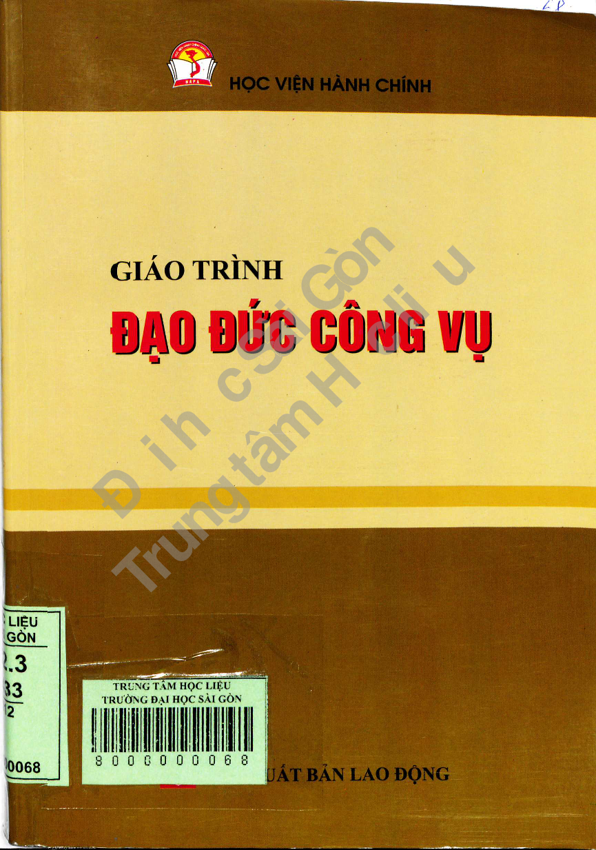 10Giáo trình đạo đức công vụ