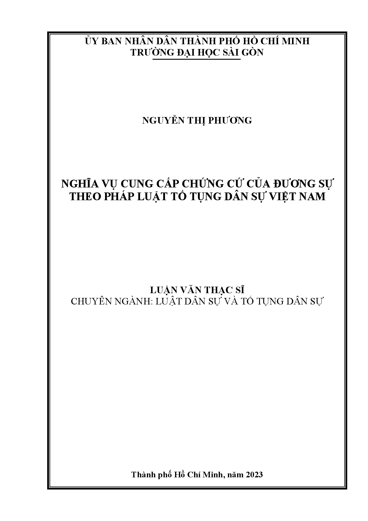 Nghĩa vụ cung cấp chứng cứ của đương sự theo pháp luật tố tụng dân sự Việt Nam