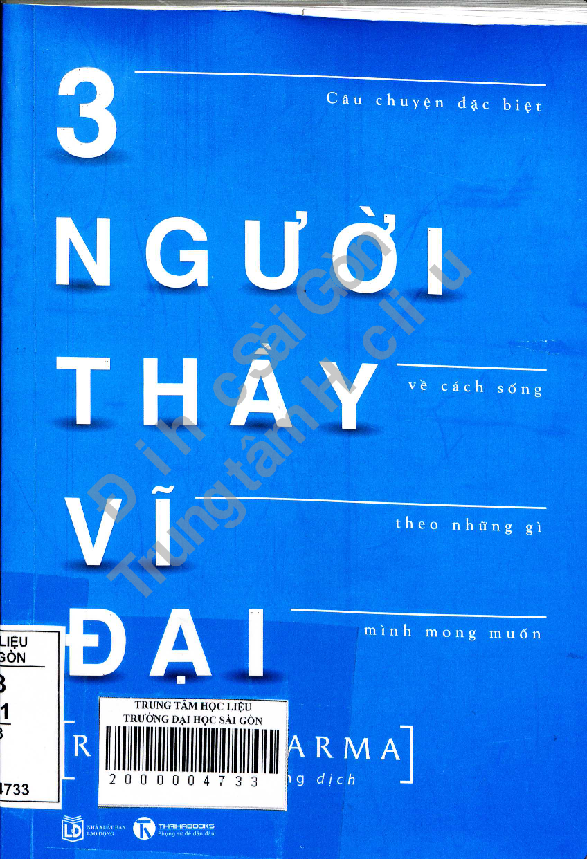 3 người thầy vĩ đại