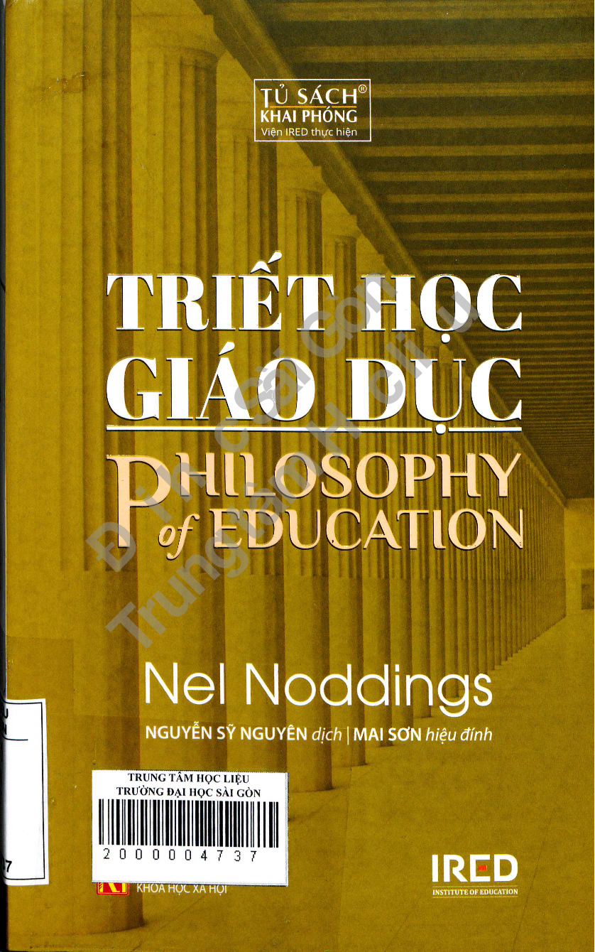 Triết học giáo dục =