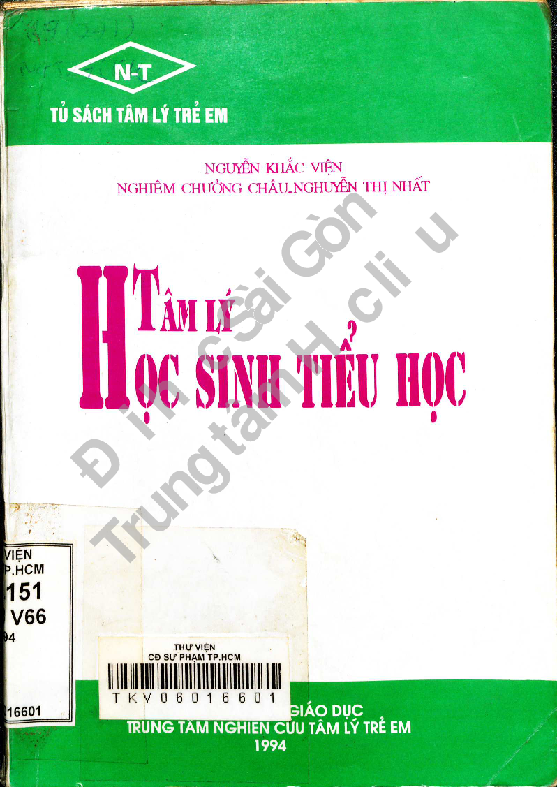 Tâm lý học sinh tiểu học