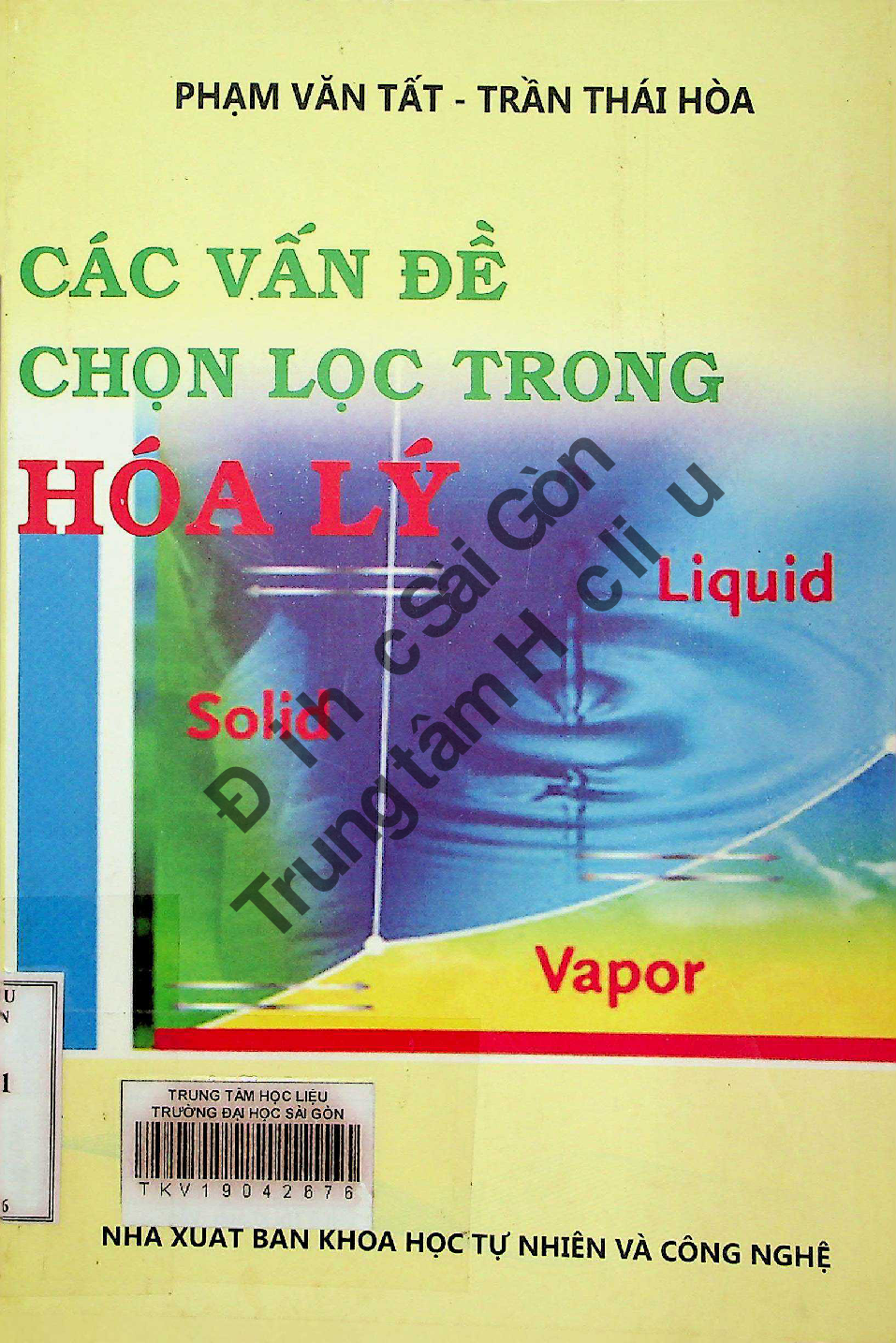 Các vấn đề chọn lọc trong Hóa Lý