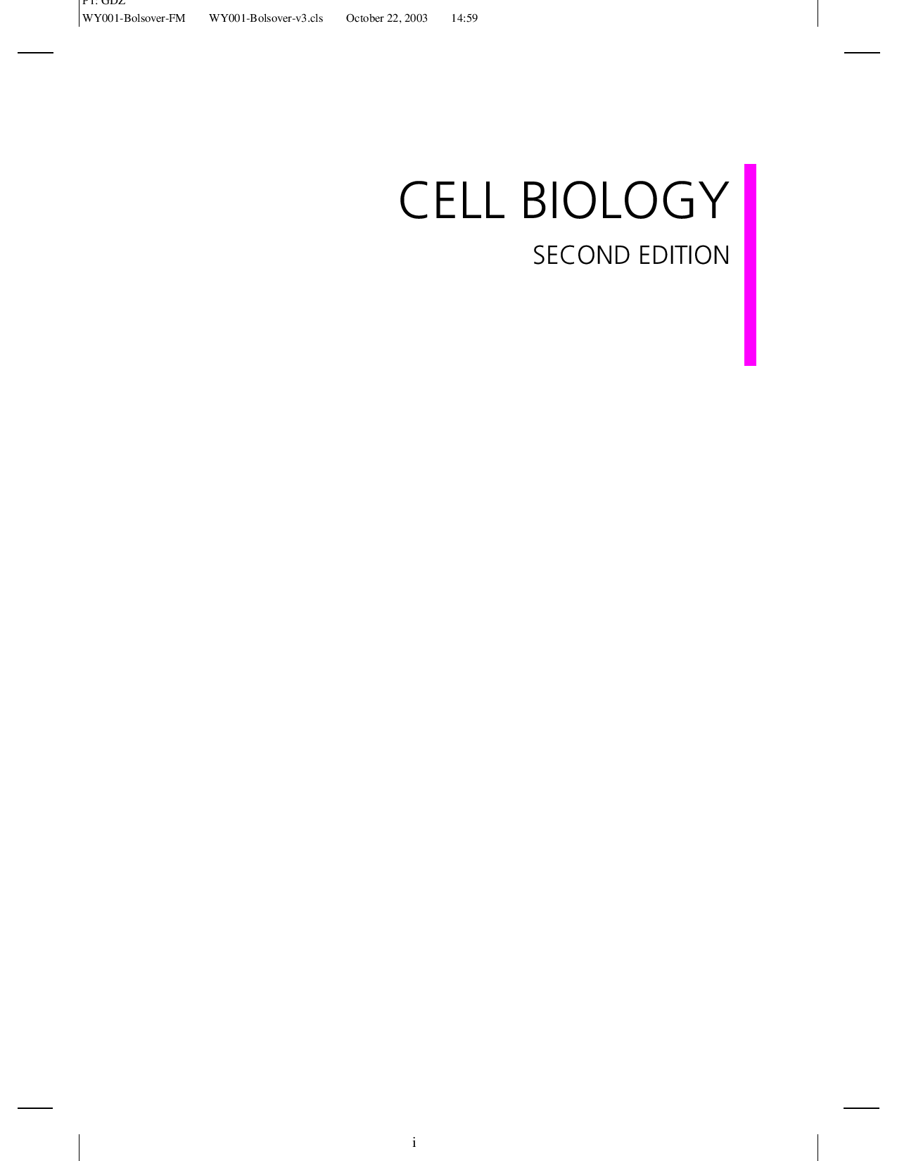 Cellbiology a short course