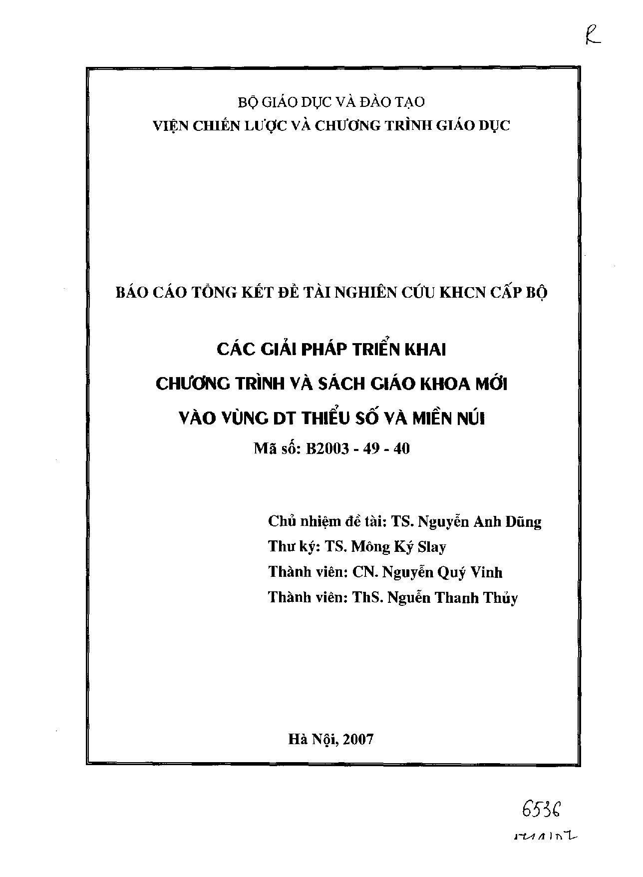 Các giải pháp triển khai chương trình và sách giáo khoa mới vào vùng DT thiểu số và miền núi  