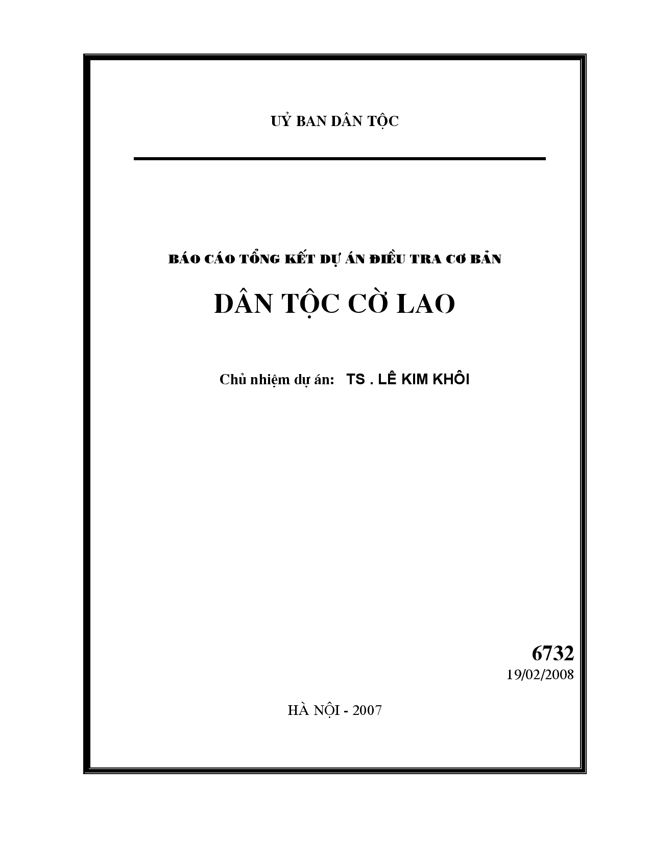 Dân tộc Cờ Lao  