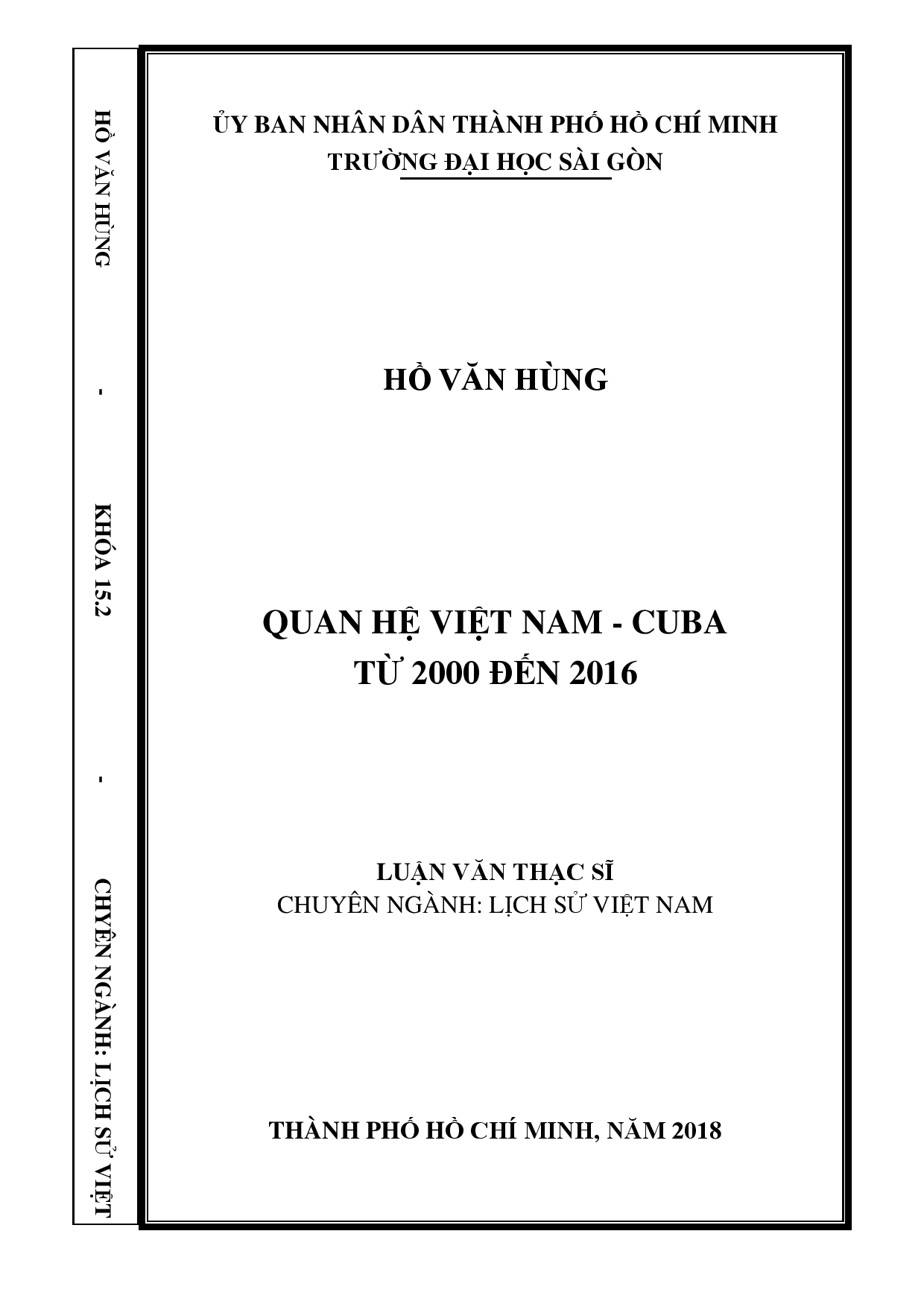 Quan hệ Việt Nam - CuBa từ 2000 đến 2016  