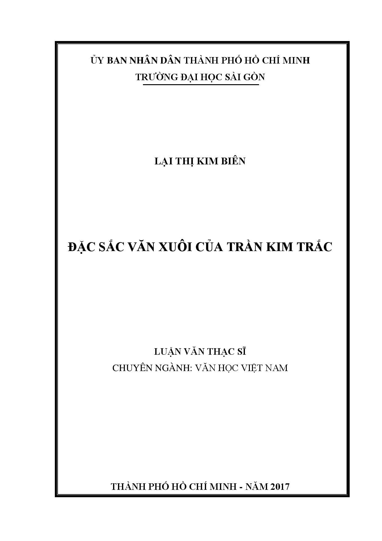 Đặc sắc văn xuôi của Trần Kim Trắc  