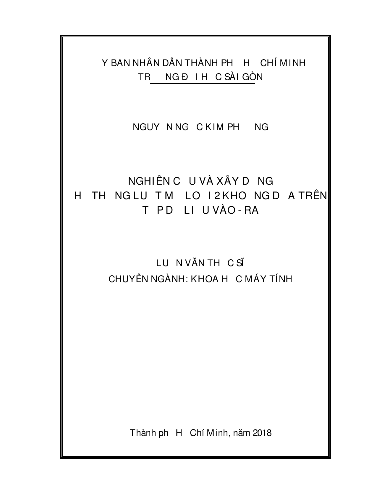 Nghiên cứu  và xây dựng hệ thống luật mờ loại 2 khoảng dựa trên tập dữ liệu vào - ra  