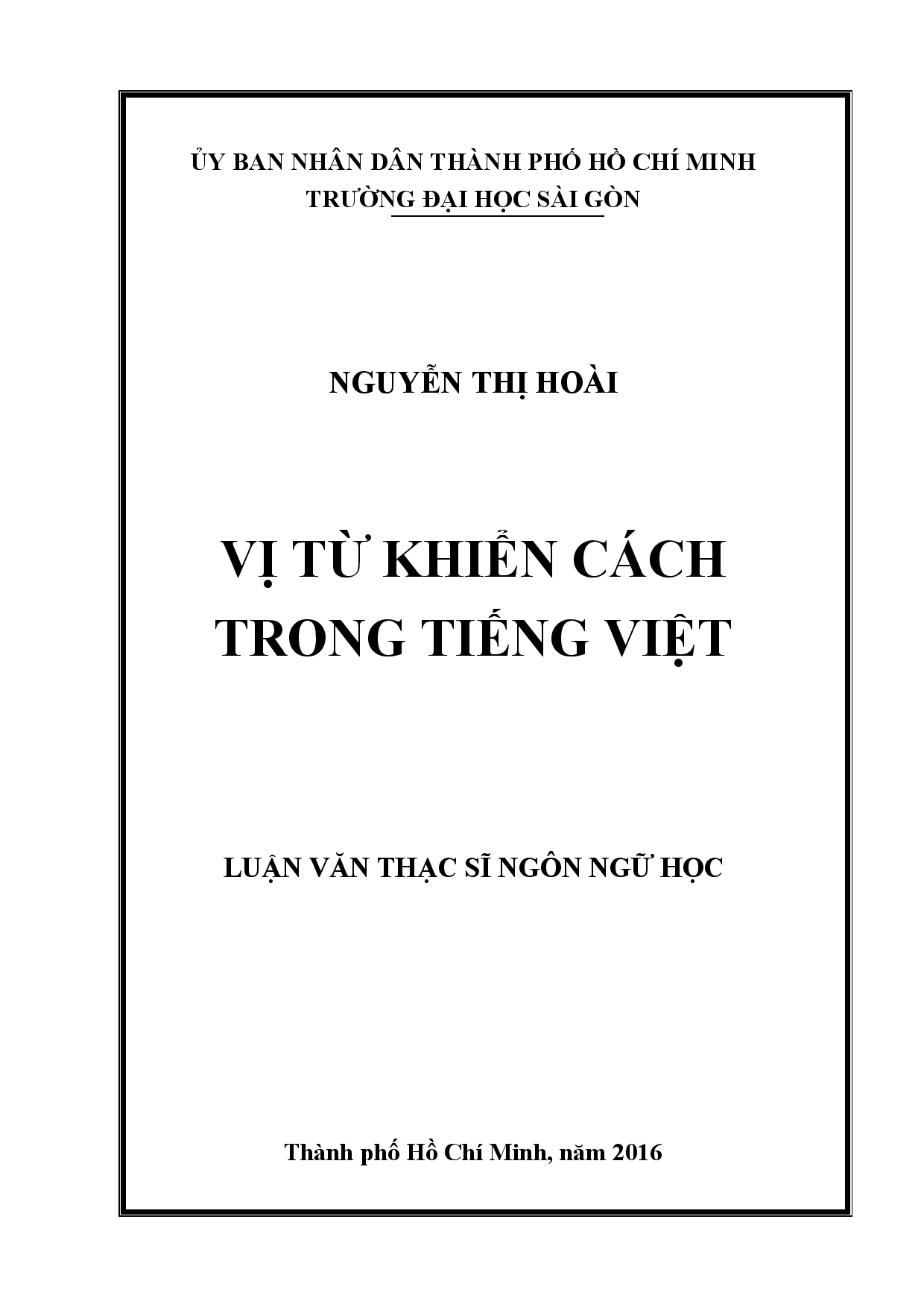 Vị từ khiển cách trong tiếng Việt  