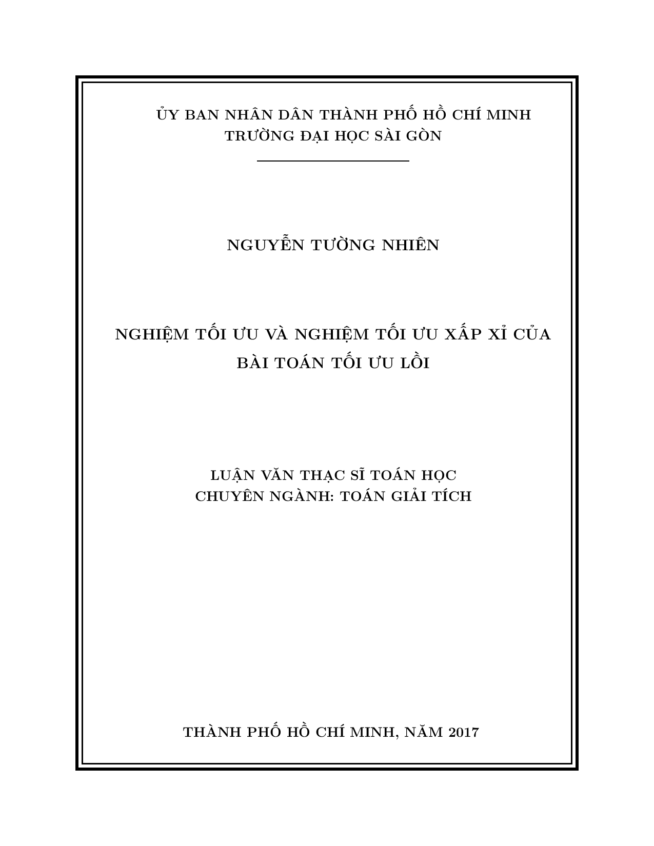 Nghiệm tối ưu và nghiệm tối ưu xấp xỉ của bài toán tối ưu lồi  