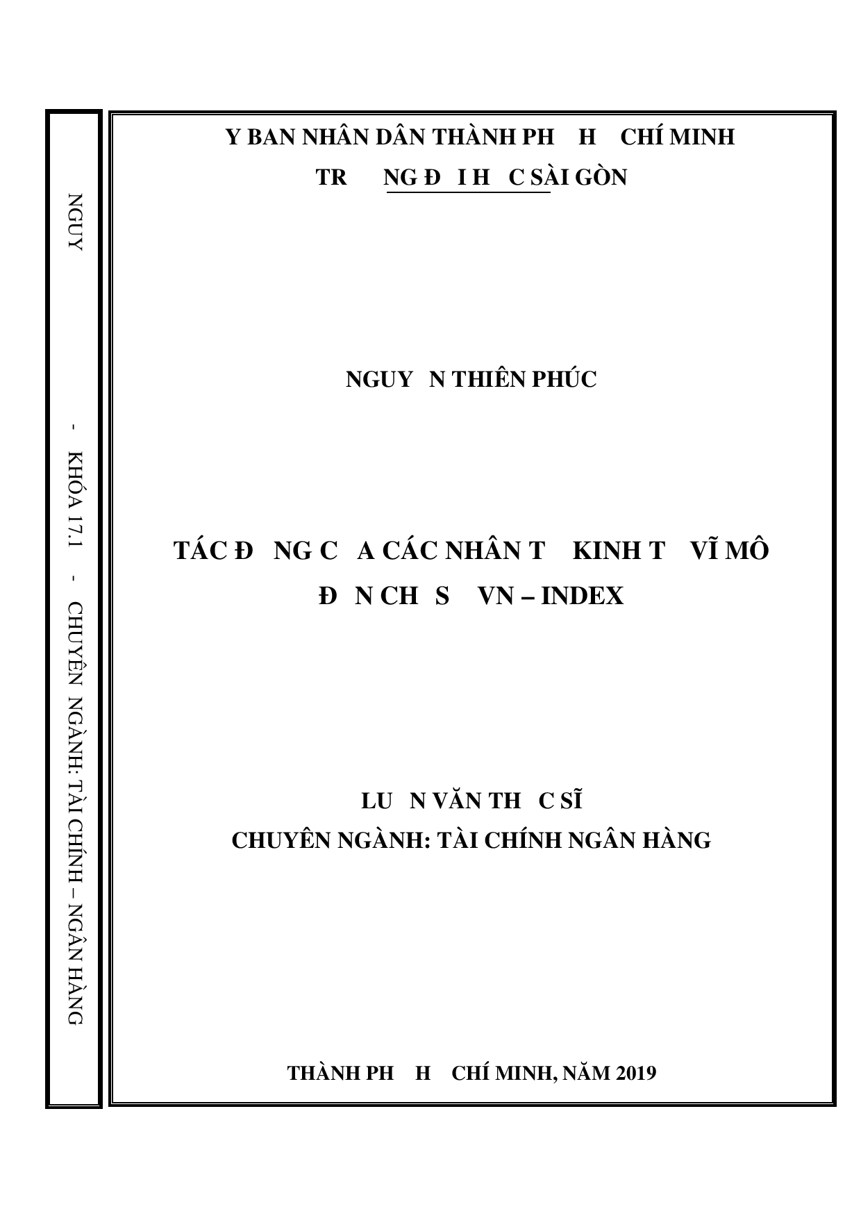 Tác động của các nhân tố kinh tế vĩ mô đến chỉ số VN-Index  