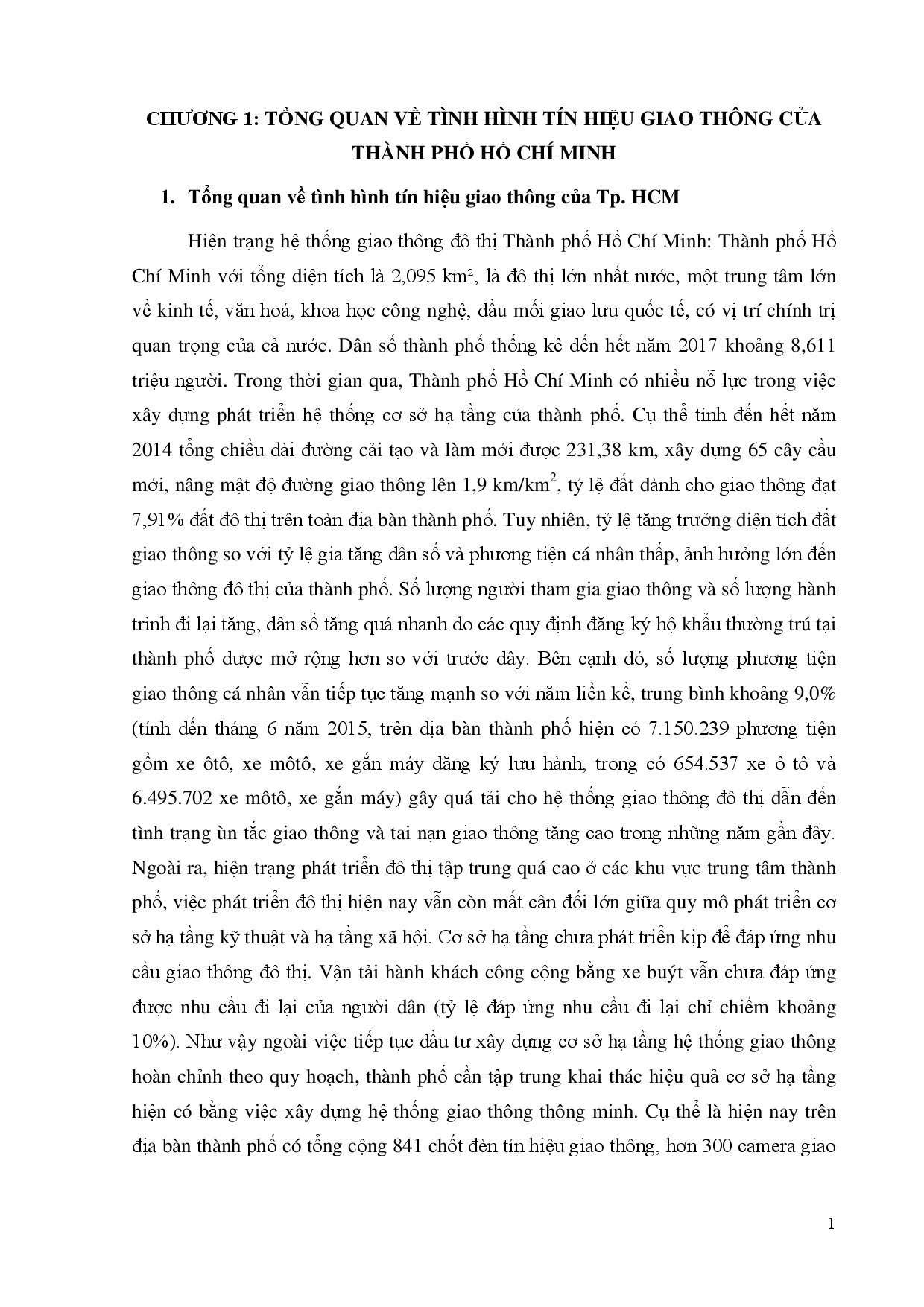 Nghiên cứu lập mô hình tính toán và chỉnh định chu kỳ đèn giao thông theo thời gian thực (RTSS) tại thành phố Hồ Chí Minh  