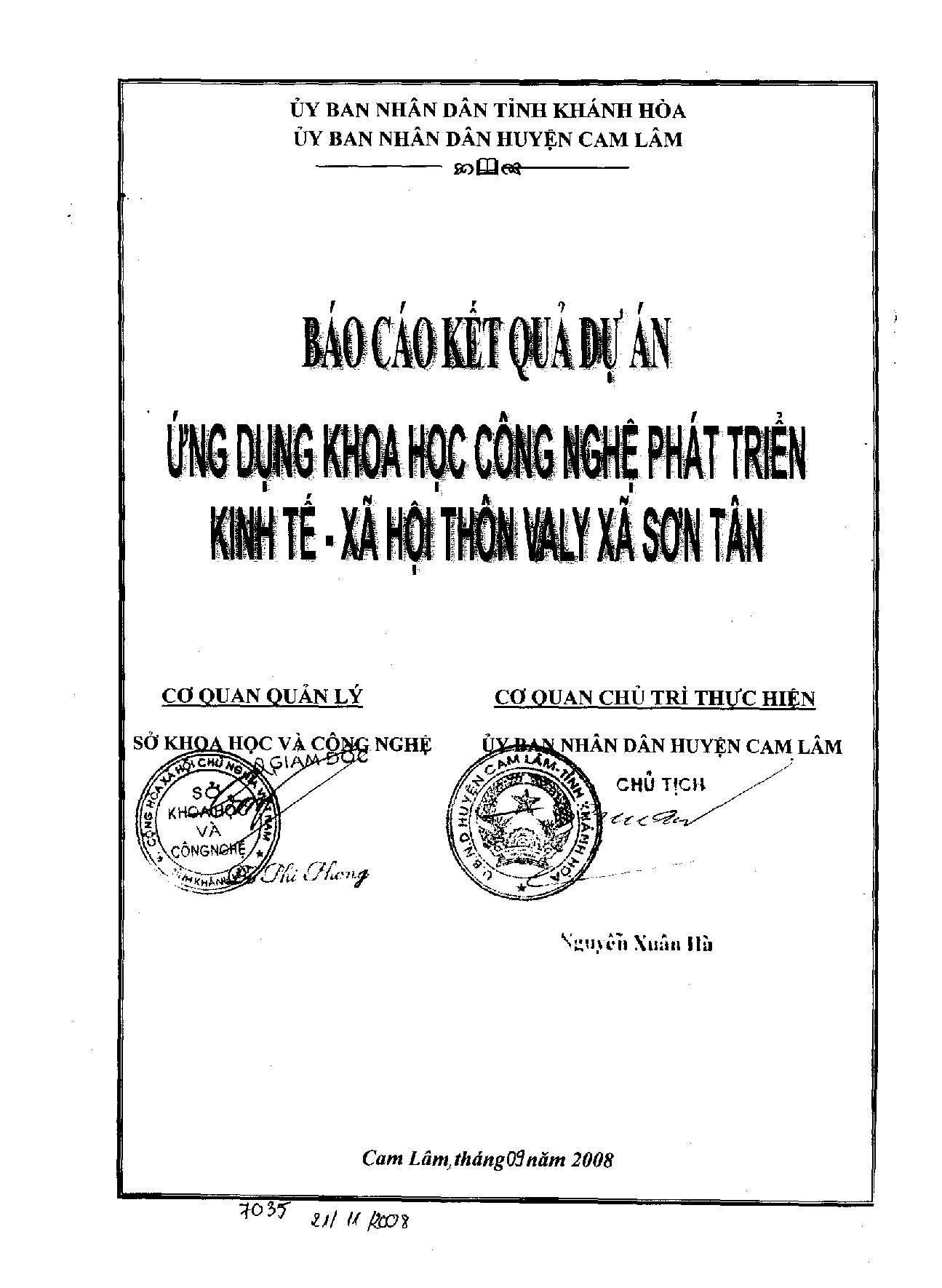 Ứng dụng khoa học công nghệ phát triển kinh tế - xã hội thôn Valy xã Sơn Tân  