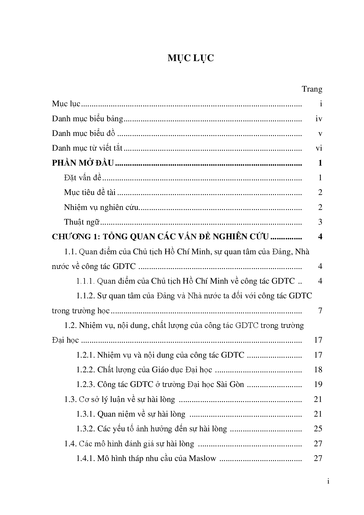 Nghiên cứu các yếu tố ảnh hưởng đến sự hài lòng của sinh viên sau khi tham gia học phần giáo dục thể chất I ở trường Đại học Sài Gòn : Mã số : CS2018 - 89  