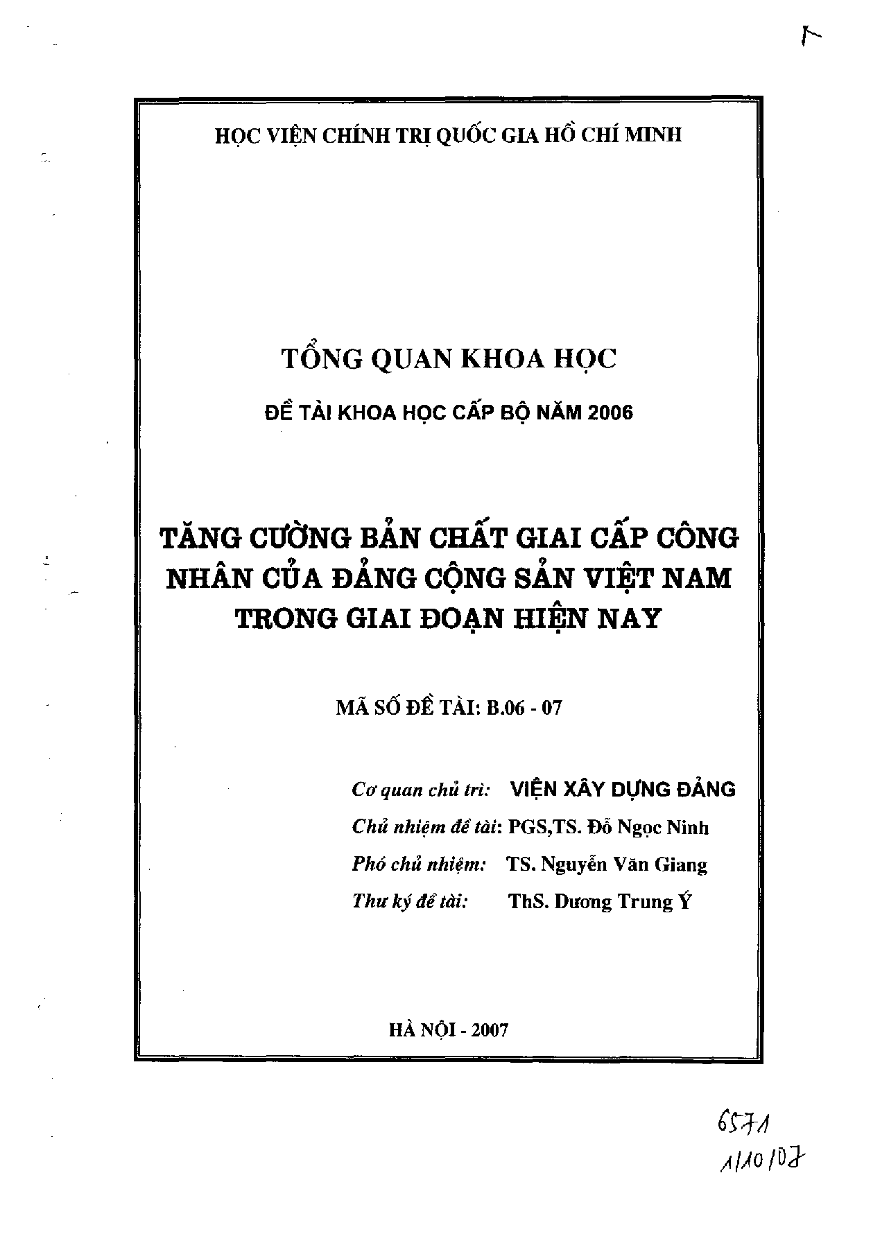 Tăng cường bản chất giai cấp công nhân của Đảng cộng sản Việt Nam trong giai đoạn hiện nay  