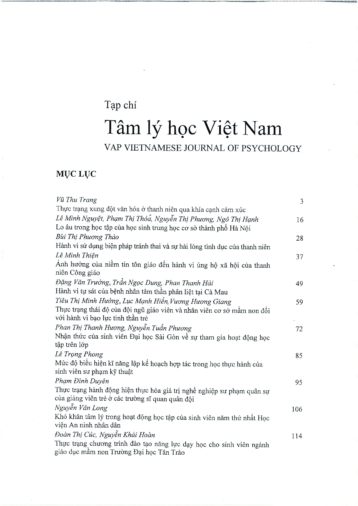 Nhận thức của sinh viên Đại học Sài Gòn về sự tham gia hoạt động học tập trên lớp  